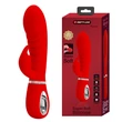 Csiklókaros vibrátor Pretty Love Prescott red