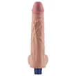 Realisztikus vibrátor 25 cm Real softee rechargeable vibrating dildo (testszínű)