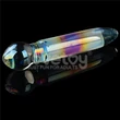 Kétoldalú üvegdildó Twilight Gleam Glass Dildo- Prism Glass
