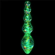 Foszforeszkáló kétvégű üvegdildó Glow-in-the-dark twilight gleam glass dildo-tantalizing orbs