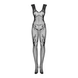 Láng mintás necc testharisnya - Bodystocking F241 s/m/l