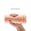 Maszturbátor vibrációs vagina Mega grip vibrating stroker pussy  white/black/light