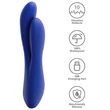 Csiklóizgatós szilikon vibrátor L'allure pulse rechargeable vibrator