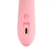 Csiklókaros vibrátor beépített masszírozó gyöngyökkel - Mora Neo Peach Pink