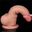 Csúszóbőrös dupla rétegű realisztikus herés dildó 19,5 cm világos - 7.5'' Sliding Skin Dual Layer Dong Flesh II