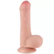 Ultrarealisztikus előbőrös dildó 18 cm sliding skin dual layer dong flesh 7"