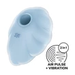 Satisfyer Cloud dancer léghullámos csiklóizgató kék