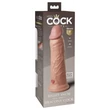 Letapasztható realisztikus dildó 8" dual density silicone cock  light