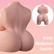 Vibrációs női torzó maszturbátor vagina és ánusz nyílással Barret vibrating masturbator