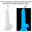 Világítós dildó tapadótalpas 7.0 lumino play silicone