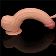Valósághű kétrétegű dildó 30 cm king sized sliding skin dual layer dong
