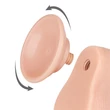 Csúszóbőrös dupla rétegű realisztikus herés dildó 19,5 cm világos - 7.5'' Sliding Skin Dual Layer Dong Flesh III