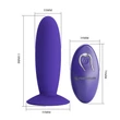 Fenékdugó vibrációval Pretty love remote control vibrating plug - youth