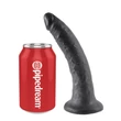 Realisztikus letapasztható dildó 7" cock  black