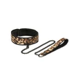 Műbőr Bdsm szett 13 darabos leopárd mintás Vivid leopard print soft bondage 