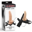 Felköthető valósághű pénisz vibrátor Stunt cock 21 cm