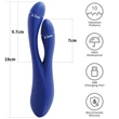 Csiklóizgatós szilikon vibrátor L'allure pulse rechargeable vibrator