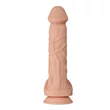 Realisztikus csúszóbőrös herés dildó Pretty Love Bergrisi 26 cm