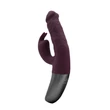Csiklókaros G-pontos vibrátor Titanz 7" silicone rechargeable vibrator in rubine red