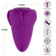Újratölthető szilikon vibrátor Flicker rechargeable vibrator purple