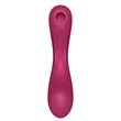 Három izgatású vibrátor Curvy trinity 1 piros