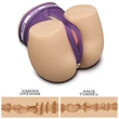 Realisztikus  ánusz, vagina maszturbátor Streetgirl's dual motor sensation pulse