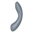 Három izgatású vibrátor Curvy trinity 1 kékesszürke 17,5 cm
