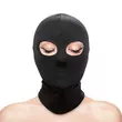 Maszk Fetish & fashion - eyes hood - black - alternate package szemnyílással