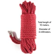 Piros kötél Rebellion reign crimson silky bondage rope