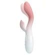 Csiklókaros vibrátor Pretty Love Brigthy pink/white