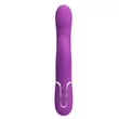 Masszírozógyöngyös csiklókaros vibrátor lila - Pretty Love Falin twinkled tenderness purple II