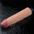 Realisztikus vibrátor 9.5" real softee rechargeable vibrating dildo(flesh)