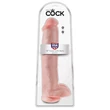 Realisztikus letapasztható dildó 15" cock with balls light