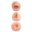 Maszturbátor szett (vagina, ánusz, száj) All 3 holes light