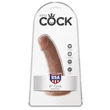 Realiszikus letapasztható dildó 6" cock  tan