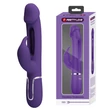 Csiklókaros nyelves vibrátor sötét lila - Pretty Love Kampas twinkled tenderness purple