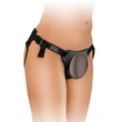 Felköthető heveder dildóval Comfy silicone body dock kit black/ dark brown