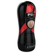 Vibrátoros vagina Vibrating pussy stroker  light/black