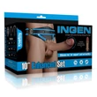 Realisztikus felköthető dildó Ingen 10'' enhanced set xs/s/m (flesh)