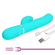 Csiklóizgatós vibrátor tapogató és lüktető funkcióval zöld - Pretty Love Perlita twinkled tenderness green