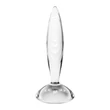 Üveg dildó Sparkling Crystal transparent