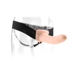 Felköthető strap on üreges dildó 8 hollow strap-on hússzínű
