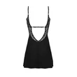 Fekete hálóing tangával Bellastia chemise & thong XS/S