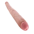 Kétvégű realisztikus dildó 16" tapered double dildo  light