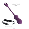 Applikációs vibrációs gésagolyó Pretty Love Elvira purple II