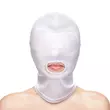 Maszk Fetish & fashion - mouth hood - white - alternate package szájnyílással