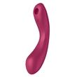 Három izgatású vibrátor Curvy trinity 1 piros
