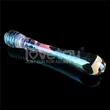 Twilight gleam glass dildo- twin pleasures