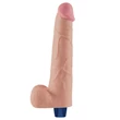 Realisztikus vibrátor 10.5" real softee rechargeable vibrating dildo(flesh)