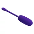 Vibrációs tojás puha szilikon bevonattal Pretty Love Julius Purple II